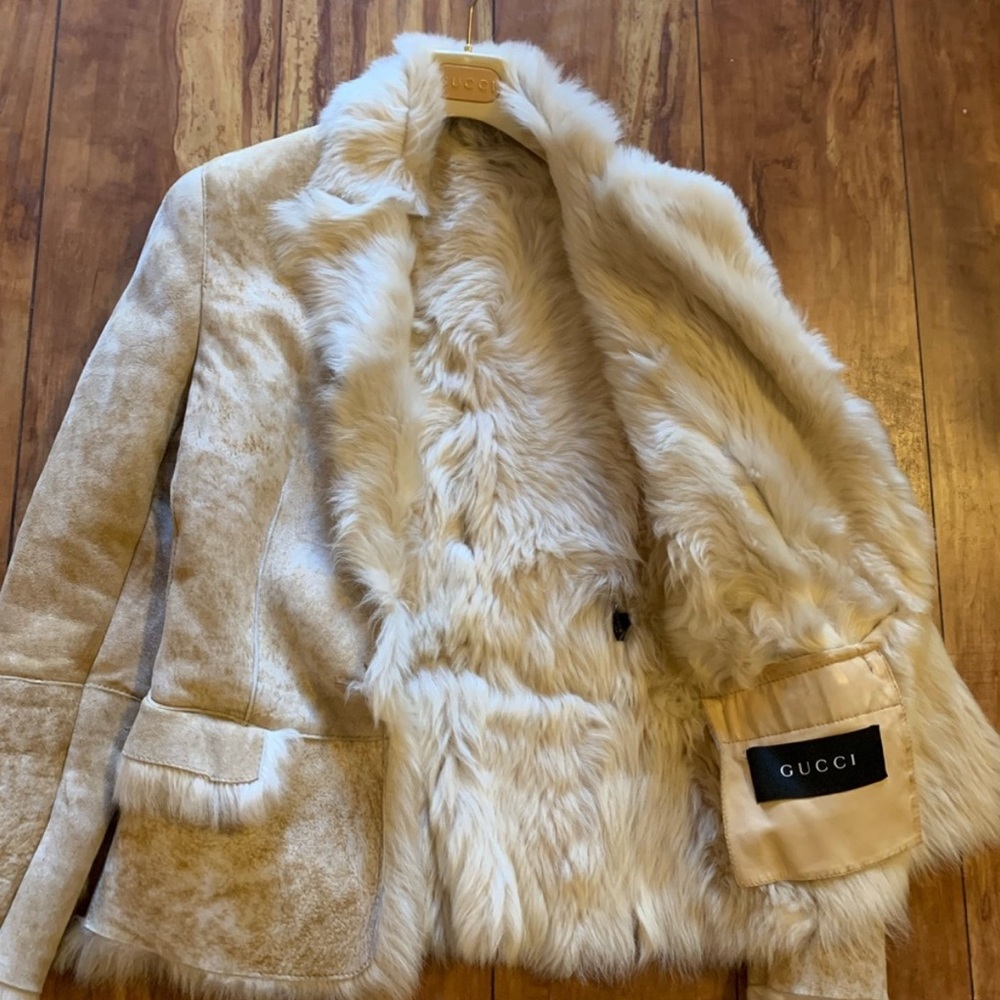 Gucci shearling coat